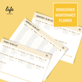 Homeowner’s Complete Maintenance Planner (Yearly, Quarterly, and Monthly Tasks)
