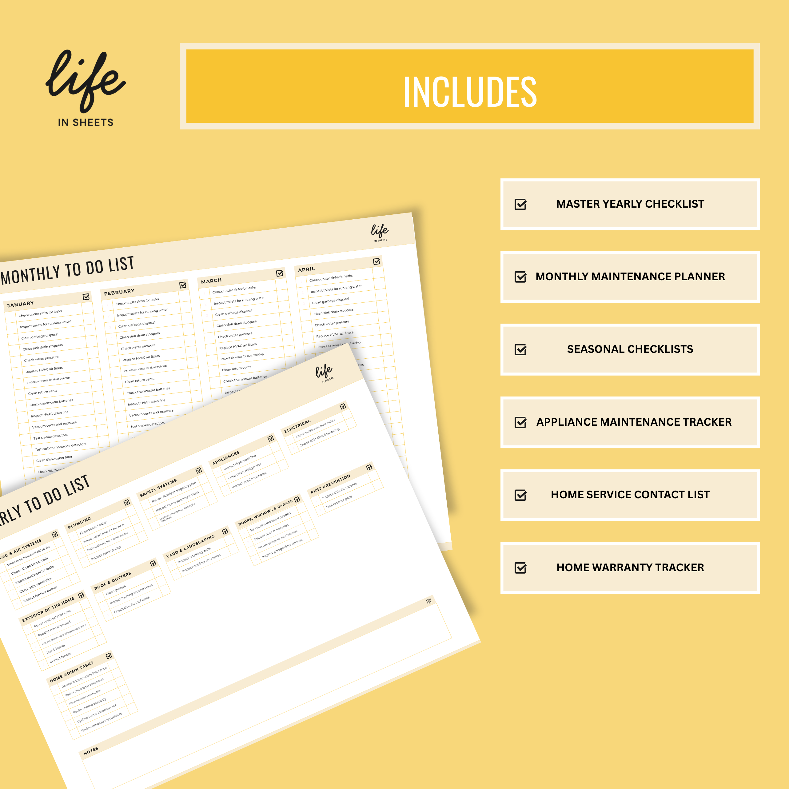 Homeowner’s Complete Maintenance Planner (Yearly, Quarterly, and Monthly Tasks)